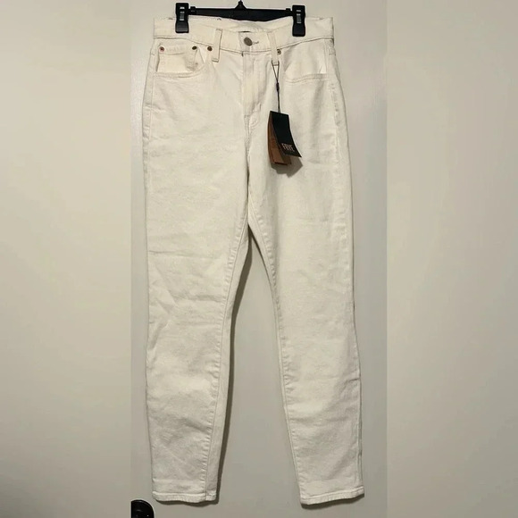 NWT FRYE Veronica Cropped Skinny Stretch Jeans Winter White size 28 - Picture 4 of 12